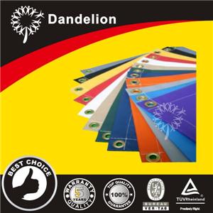 Flame Retardant Vinyl Tarps Polyester Coated 18oz