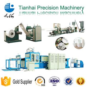 Semi-automatic PS Foam Food Container Production Line