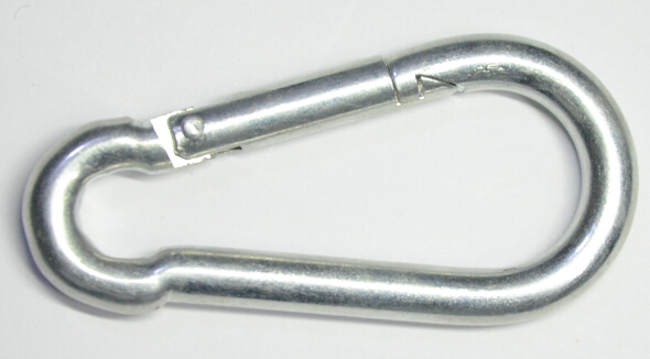 carabiner spring snap hook zinc plated