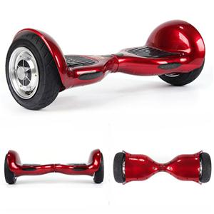 SELF-BALANCING SCOOTER 10 INCH HOVERBOARD WITH SAMSUNG CERTIFIED BATTERY(BLACK RED)