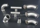 3A SMS DIN BS Standard Stainless Steel Sanitary Fittings304  / 316L Stainless Steel Pipe Fittings