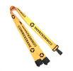 2 Sides Yellow Dye Sublimation Lanyards Neck Strap Pantone Colored NL-14