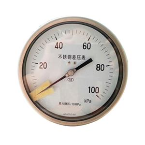 6& quot;inch-150mm All Stainless Steel Back Connection High Static Pressure Differential Pressure Gauge