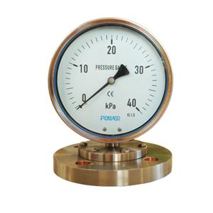 YTP Dial Size 6 Inch 160mm Mechanical Diaphragm Pressure Gauge 40 KPa
