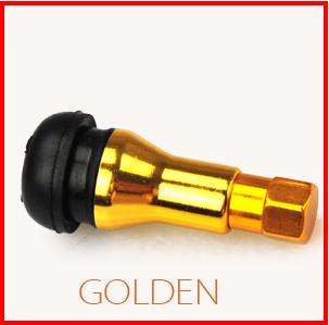 Tubeless tire valves TR413C, TR414C,golden