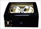 Ebony Watch Winder With Glossy Painting , Watch Storage Box With Winder