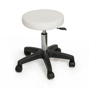 Moving PU Leather Dining Stool With Castor