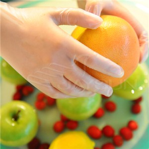 Vinyl Gloves Clear Color Powdered