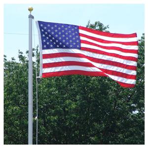 20ft In Ground Aluminum Flagpole