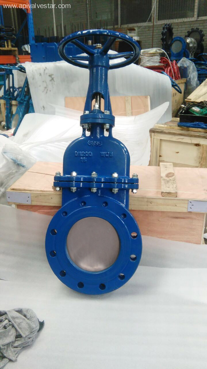 DIN knife gate valve