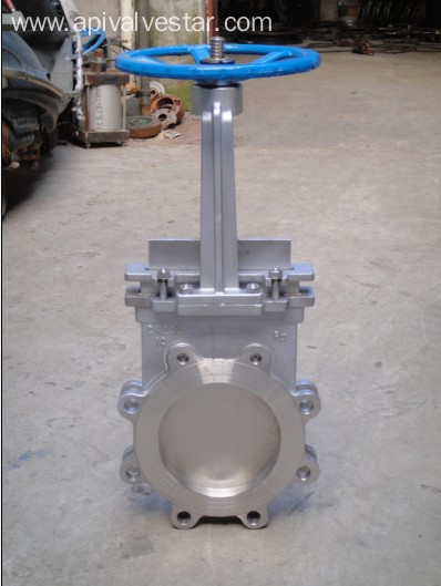 SS knife gate valve