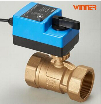 DC12V Motor Actuated Ball Valve for HVAC System
