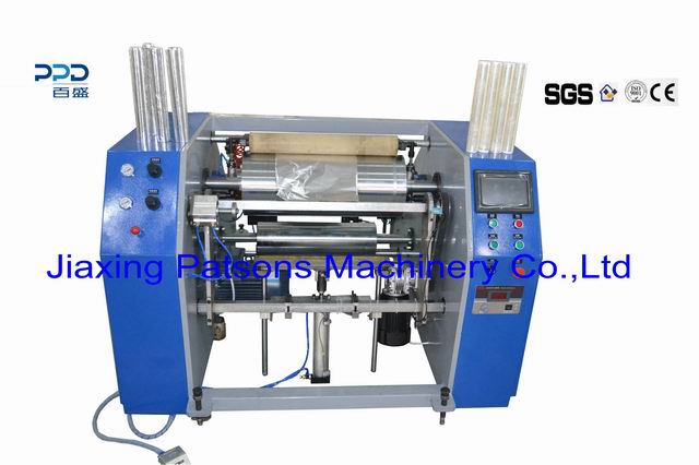 Aluminium foil/cling film rewinder