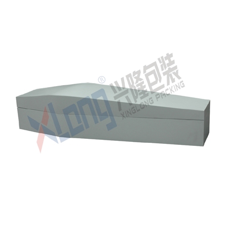 Satin Interior Oil paint Veneer Coffin with Plywood