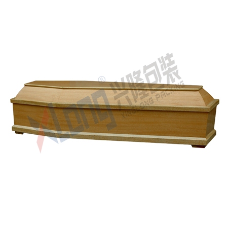 Veneered Coffin with Plywood