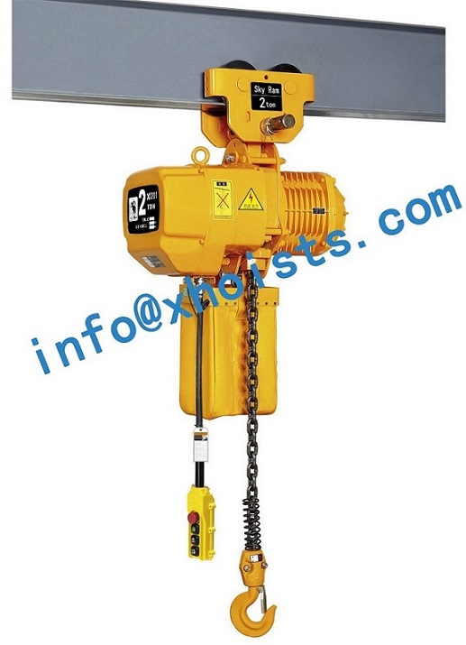 lifting equipment 0.5Ton-5Ton (With Plain Trolley)