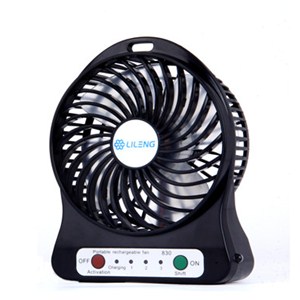 4inch Rechargeable Fan With One Side Led Light（Lileng-830)