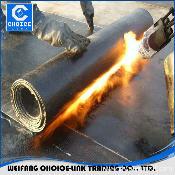hot sales cheap 2 3 4mm SBS bitumen waterproof membrane and roll building roof asphalt material