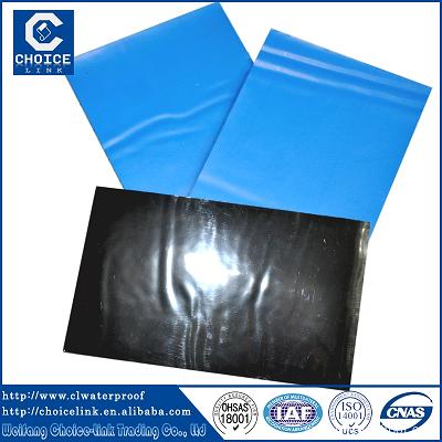 HDPE adhesive bitumen waterproof membrane for construction waterproofing