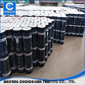 SBS modified bitumen waterproof membrane for underlayment