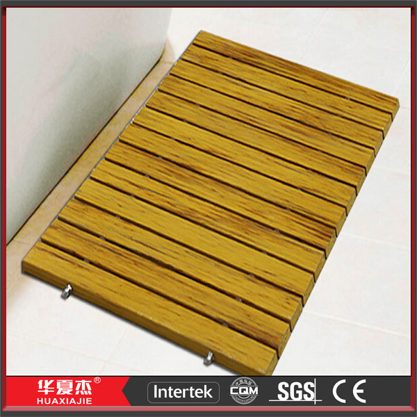 Anti-slip DIY Design WPC Wood Shower Mats