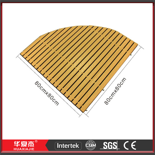 Recycle Waterproof WPC Composite Bathroom Floor Mat