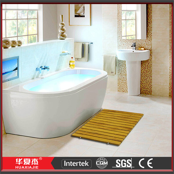 Wooden Bathroom Mat Plastic Bath Mat
