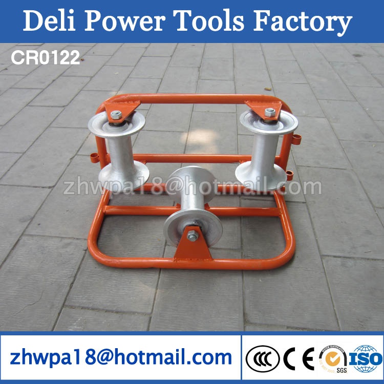 Paint Steel buried cable roller Cable Tray Rollers