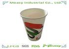 Cold Drinking Cups with Colorful Design Flexo Printed , 12 Oz  Paper Cup