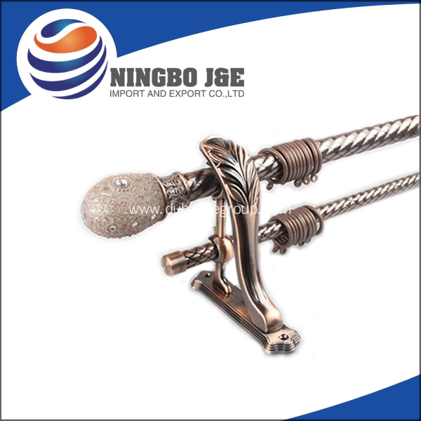 AC Color Iron Dual Curtain Tubes