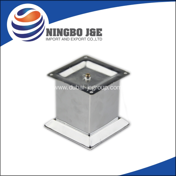 good quality metal chrome sofa leg square