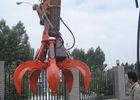 5 Cylinders Excavator Grapple , Hydraulic Orange Peel Grapple