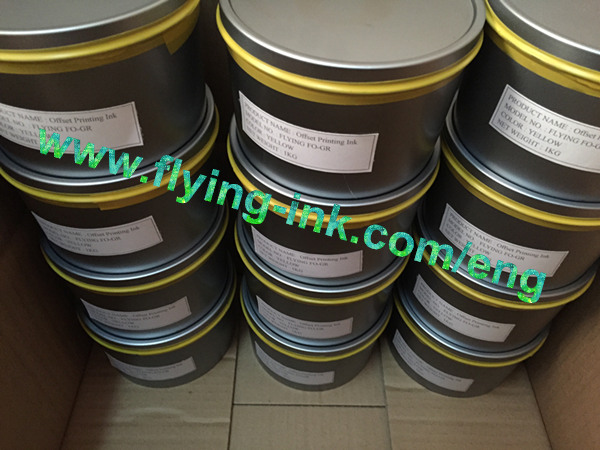 Offset dye sublimation printing ink with litho press