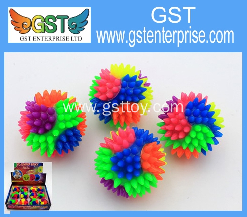 Rainbow Light Up Spike Bouncy Ball