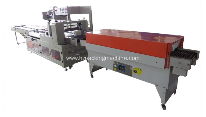 liquid shampoo packing machine,Automatic shrink wrapping machine