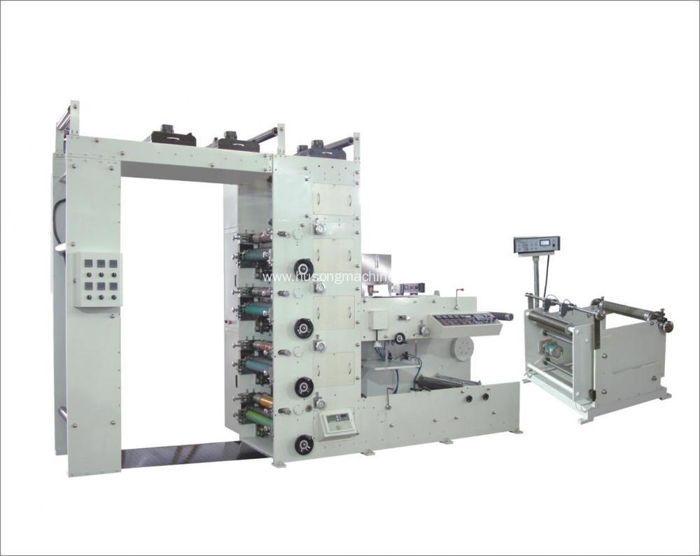 Four Colors Flexo Printing and coating Machine