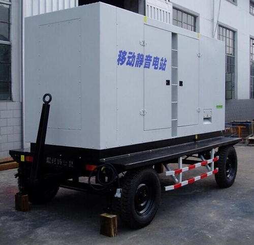 120KVA Soundproof Trailer Genset with Cummins Engine