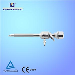 Manual Lever Trocar With Obique Autoshield Tip