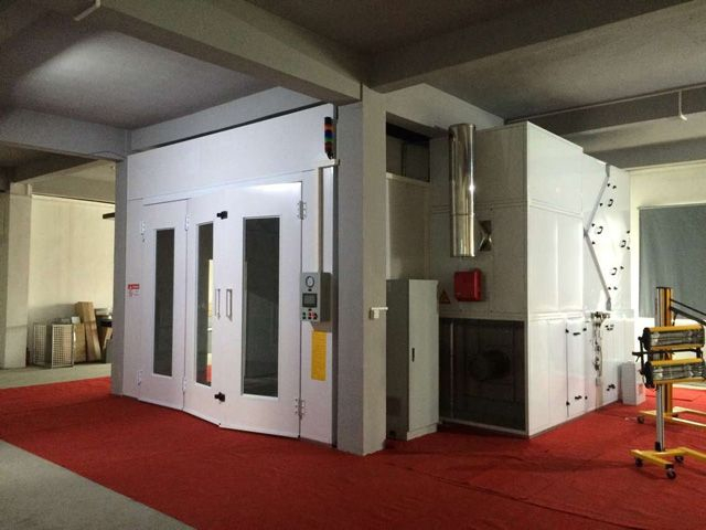 Spray Booth Painting Booth with Direct Gas Burner