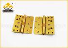 Steel Iron 3d Movable Buffering Adjustable Door Hinges , 102*98*2.5mm