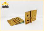 Detachable 3d Adjustable Butt Gold Hinge Support Zinc Alloy / Iron Material