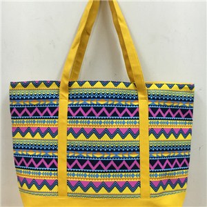 RETRO POP PRINTING CANVAS BEACH BAG, SHOPPING BAG, TOTE BAG BE15102A