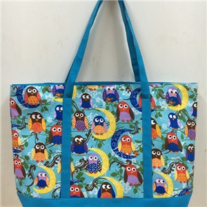 PARROT PRITNING CANVAS BEACH BAG,SHOPPING BAG, TOTE BAG BE15102C