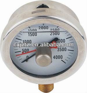 Contact Now63mm 2.5& quot; Radial Silicone Oil Filled Manometer Bayonet Type