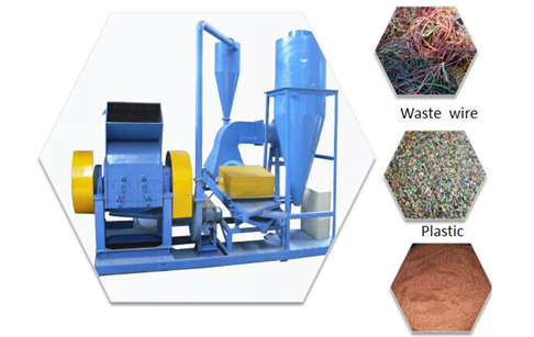 Copper wire recyling machine