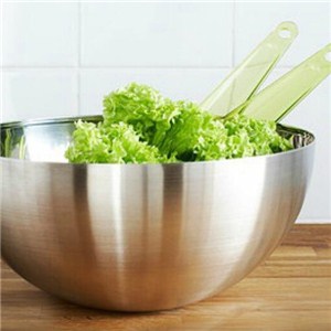 MB018 Stainless Steel Barware Single-walled Salad Bowl/Mixing Bowl/Fruit Bowl