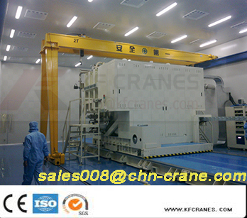 Crane Manufacturing Expert Products Double Beam Hook Workshop Gantry Crane for Sale