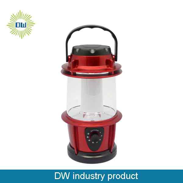 16 LED solar power camping lantern with hand crank