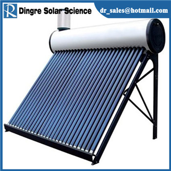 Active solar water heater with 1.5mm galvanized steel frame/Non-pressurized system/Munafacturer