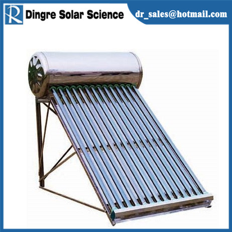 Active solar water heater with 1.5mm galvanized steel frame/Non-pressurized system/Munafacturer
